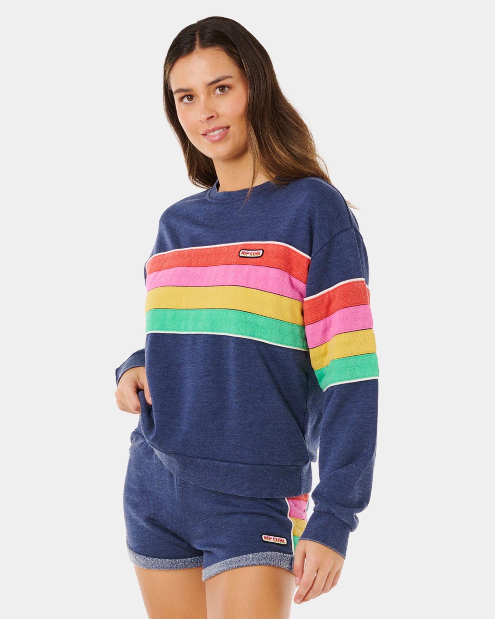 Womens Surf Revival Relaxed Crew Neck