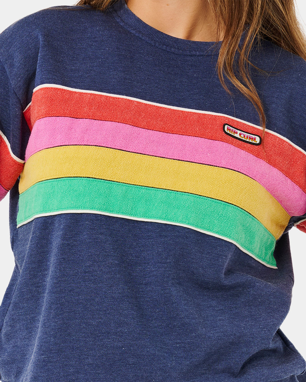 Womens Surf Revival Relaxed Crew Neck