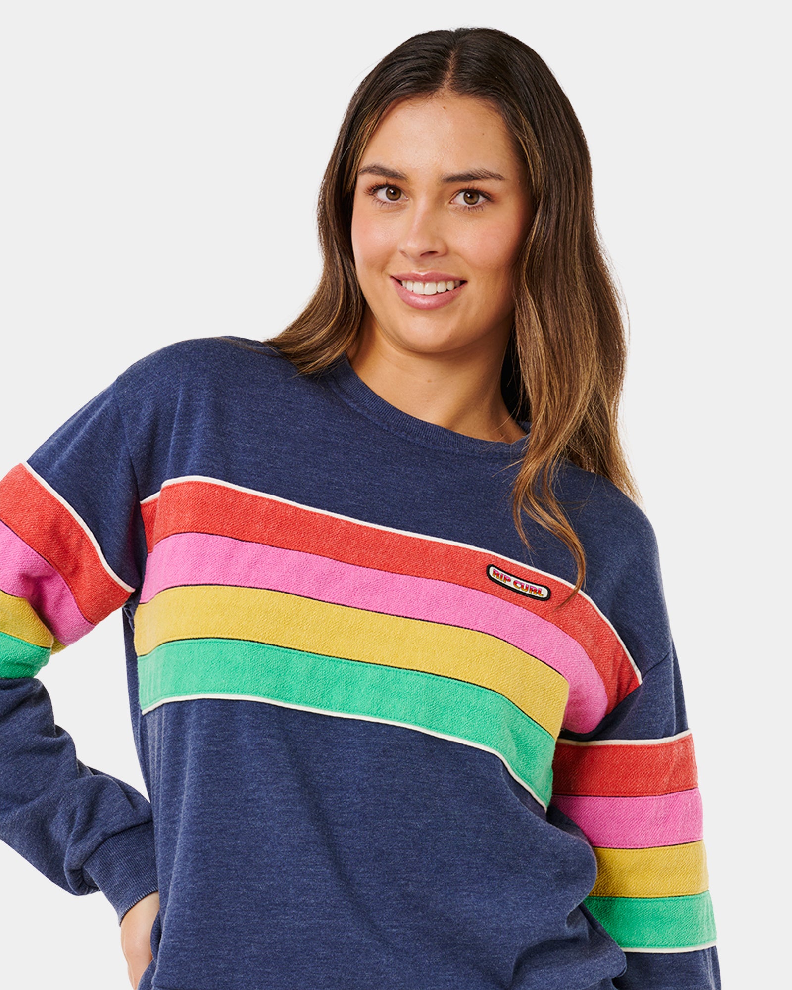 Womens Surf Revival Relaxed Crew Neck