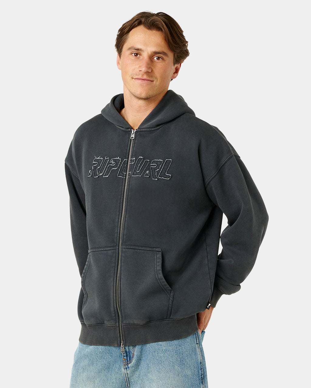Mens Liquid Trips Zip Up Hoodie
