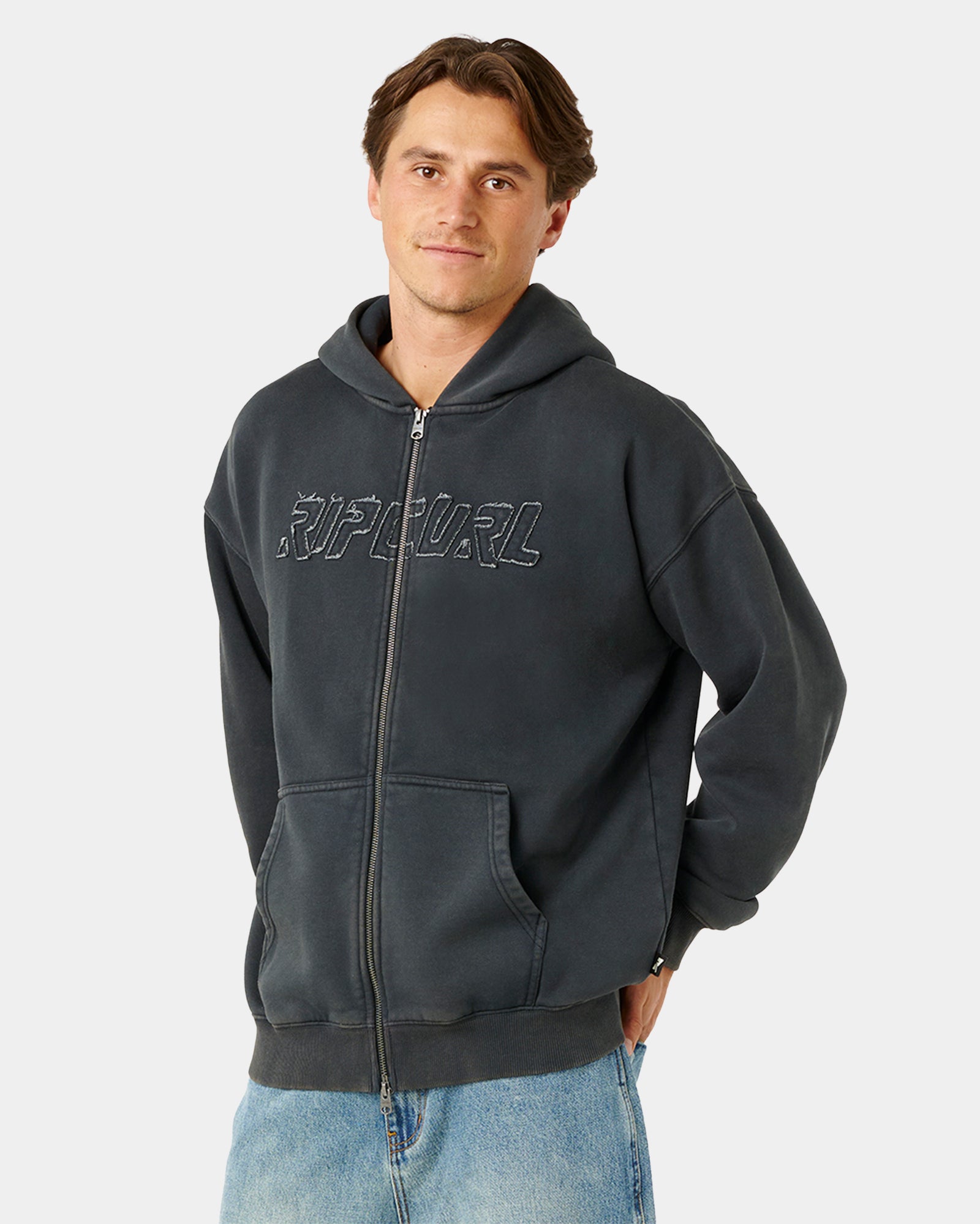 Mens Liquid Trips Zip Up Hoodie