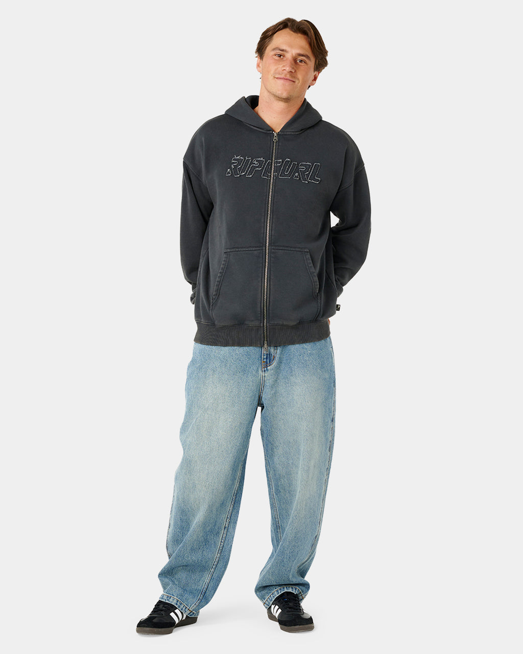 Mens Liquid Trips Zip Up Hoodie