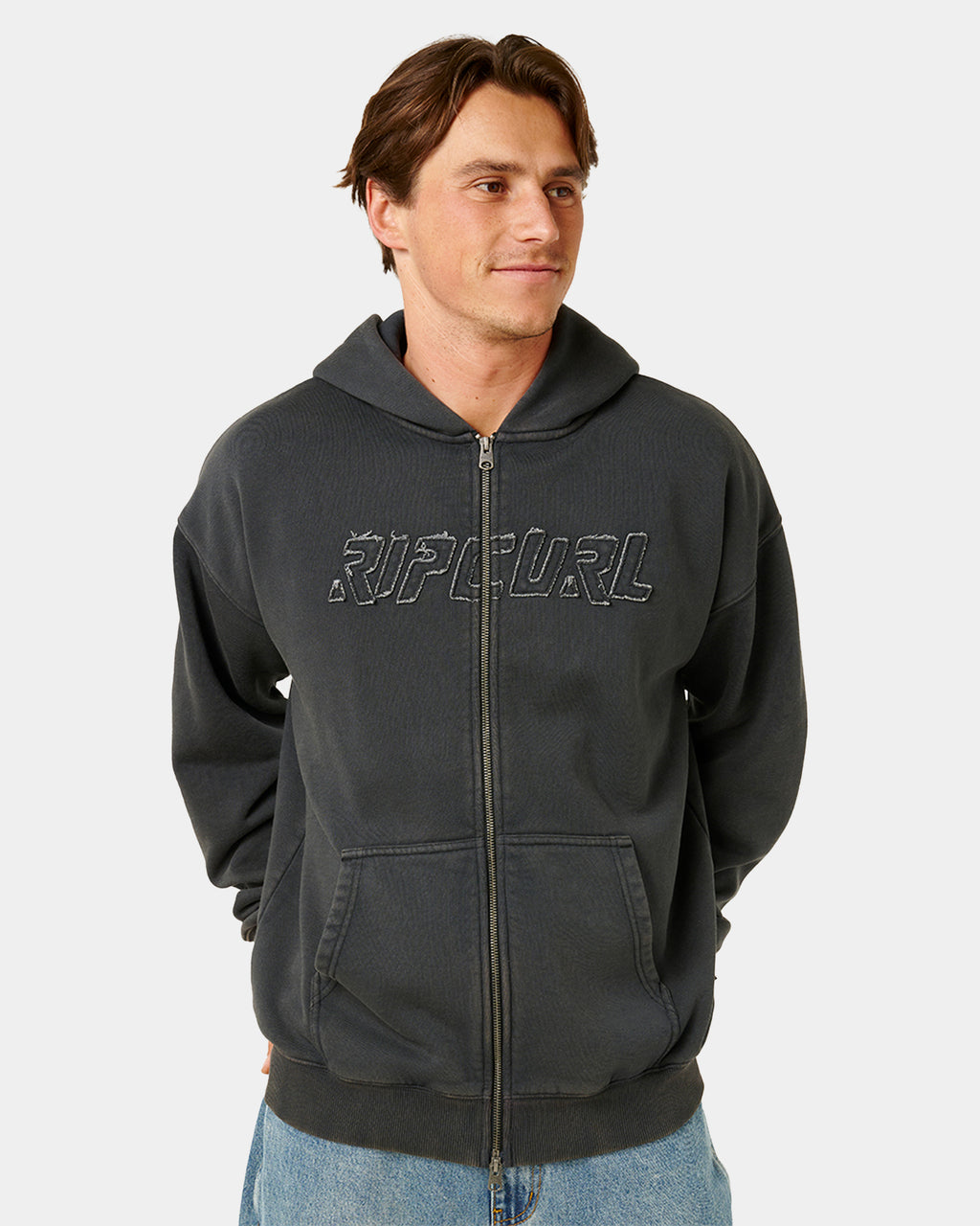 Mens Liquid Trips Zip Up Hoodie