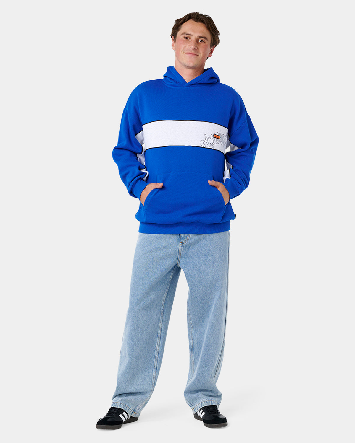 Mens Panel Beater Pullover Hoodie