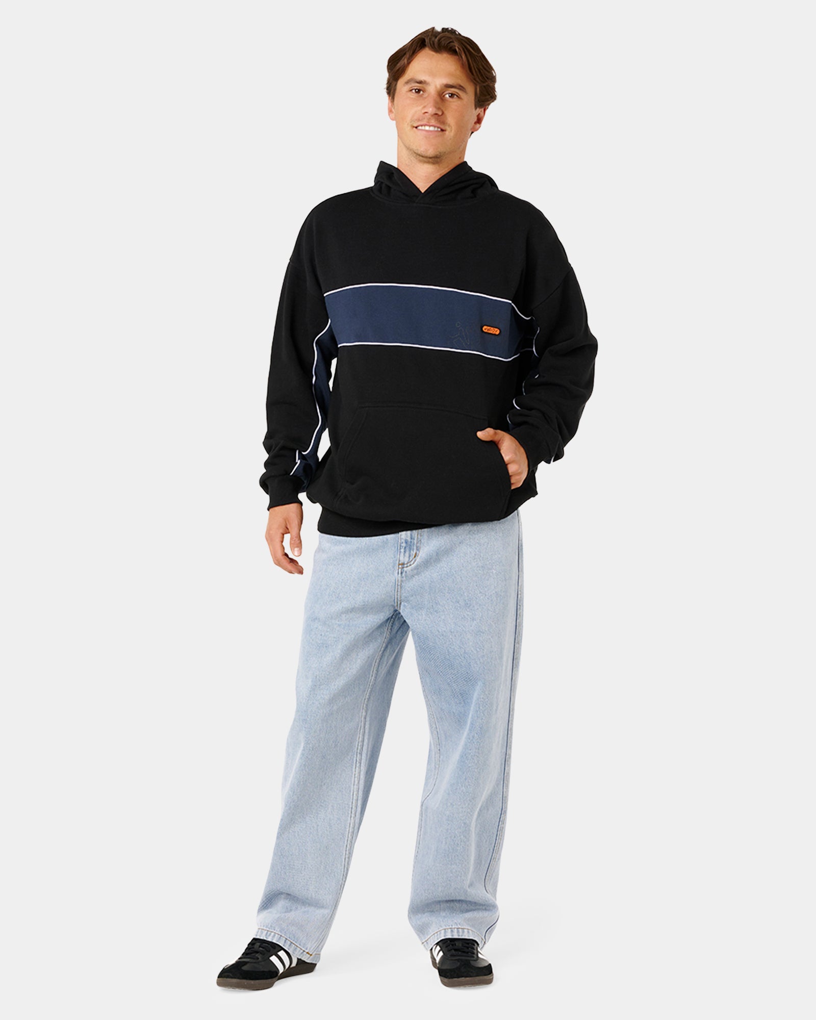 Mens Panel Beater Pullover Hoodie
