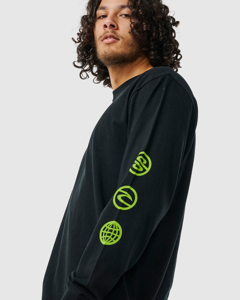 MENS ARCHIVE OCEAN TECH LONG SLEEVE T-SHIRT