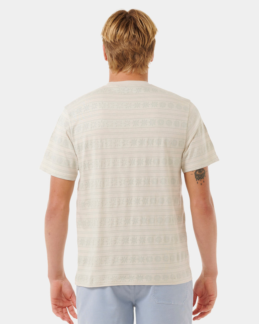 Mens Saltwater Culture Stripey T-Shirt