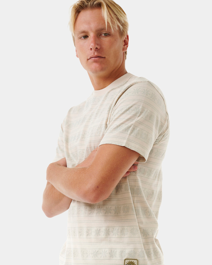 Mens Saltwater Culture Stripey T-Shirt