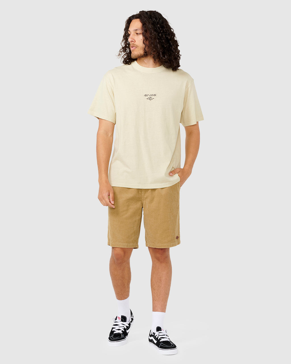 MENS FADE OUT EMBROIDED T-SHIRT