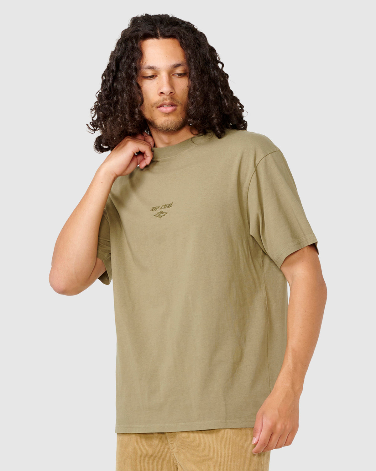 MENS FADE OUT EMBROIDED T-SHIRT