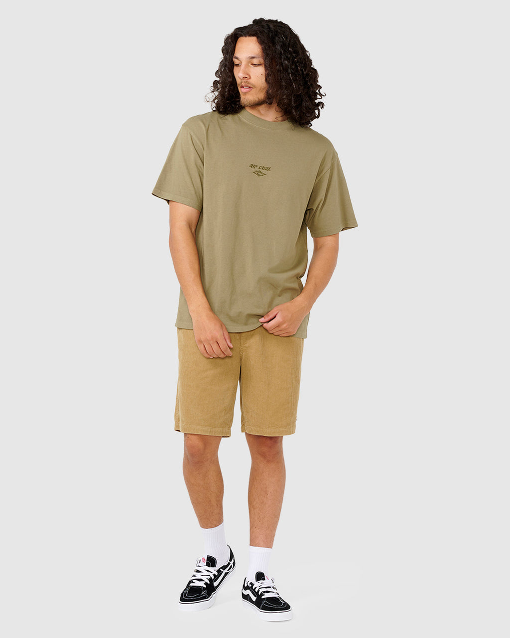 MENS FADE OUT EMBROIDED T-SHIRT