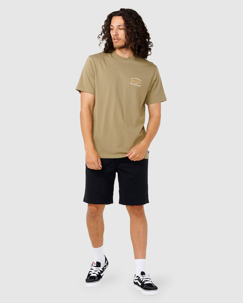 MENS HALLMARK EMBROIDED T-SHIRT