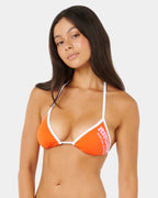 Womens Surf Puff Sliding Tri Bikini Top