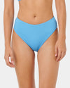 Womens Premium Surf Retro High Good Coverage Bikini Bottom