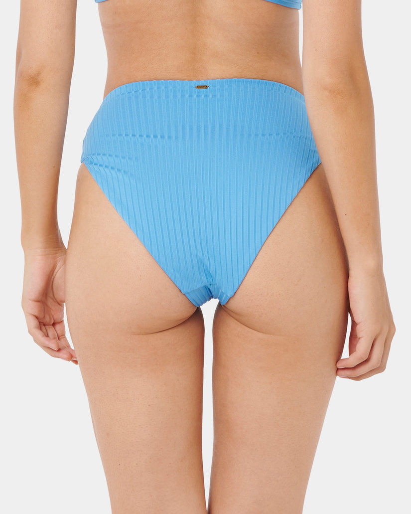 Womens Premium Surf Retro High Good Coverage Bikini Bottom