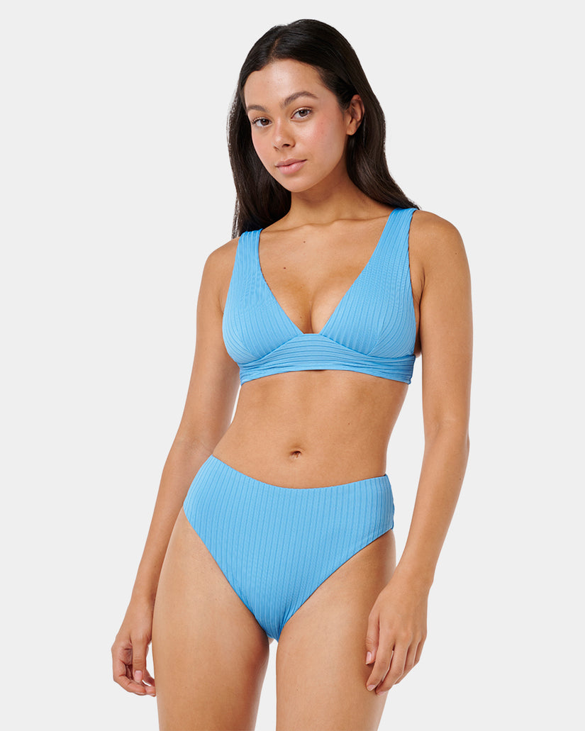 Womens Premium Surf Retro High Good Coverage Bikini Bottom