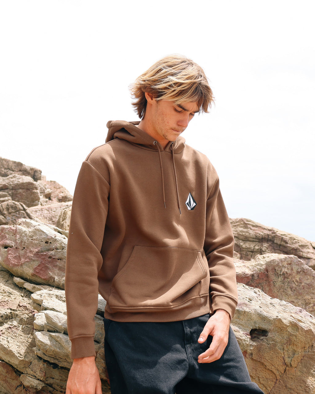 Mens Vologo Pullover Hoodie