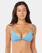 Womens Premium Surf Banded Fixed Tri Bikini Top