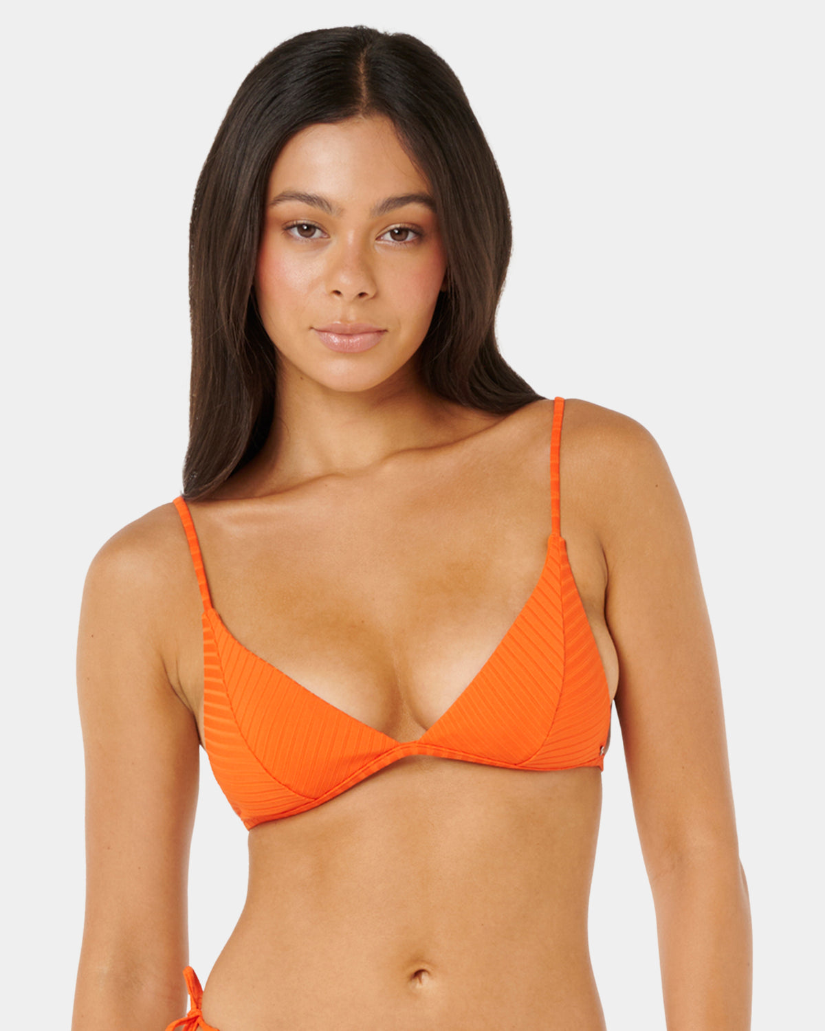 Womens Premium Surf Banded Fixed Tri Bikini Top