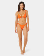 Womens Premium Surf Banded Fixed Tri Bikini Top