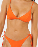 Womens Premium Surf Banded Fixed Tri Bikini Top
