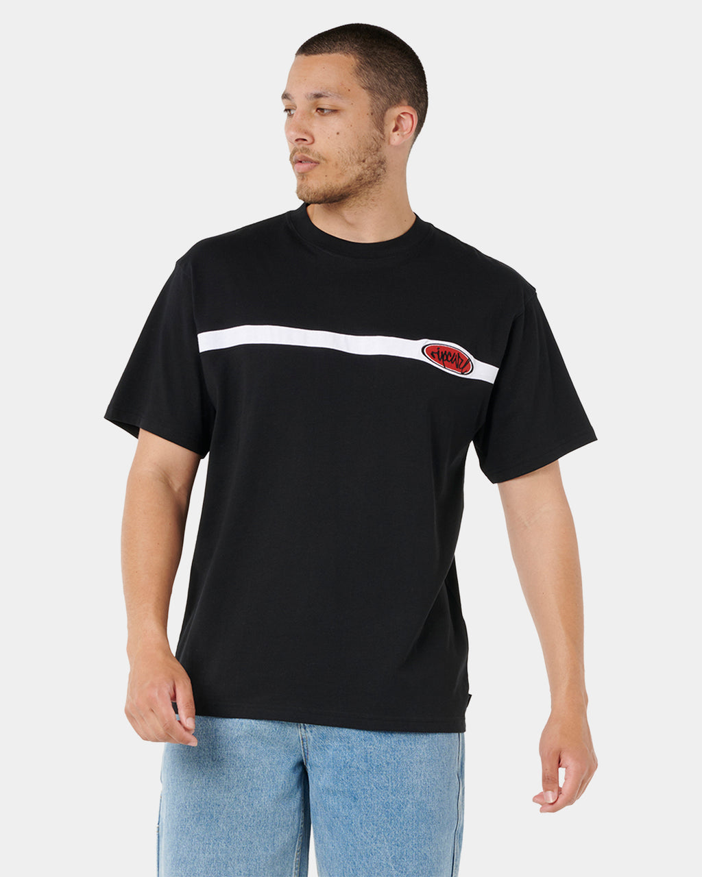Mens Script Panel T-Shirt