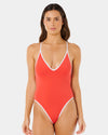 Womens Classic Surf One Piece Swimsuit