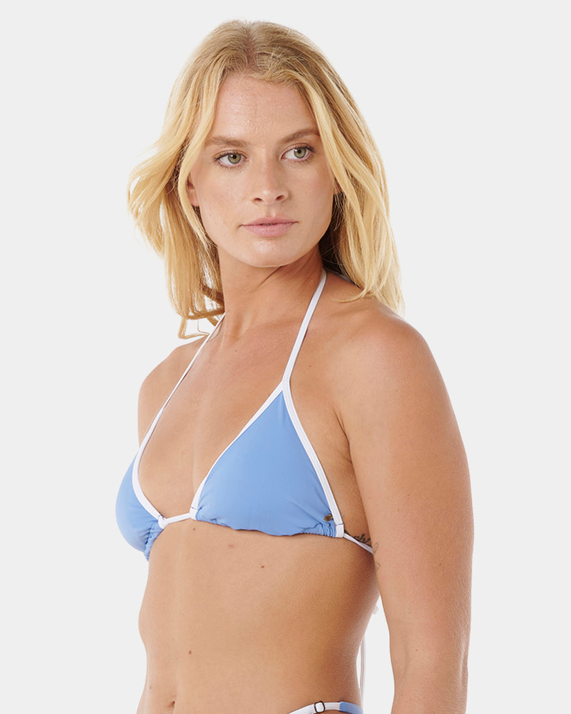Womens Classic Surf Sliding Tri Bikini Top