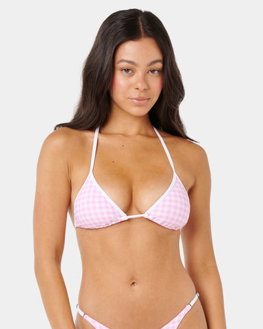 Womens Classic Surf Sliding Tri Bikini Top