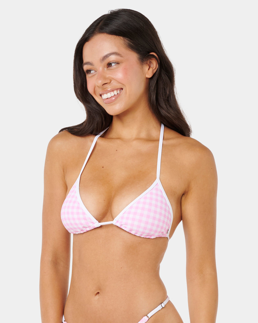 Womens Classic Surf Sliding Tri Bikini Top