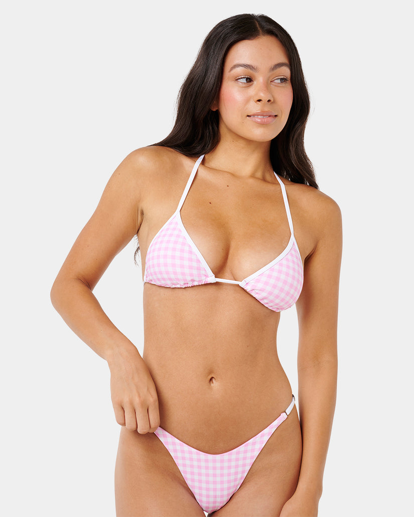 Womens Classic Surf Sliding Tri Bikini Top