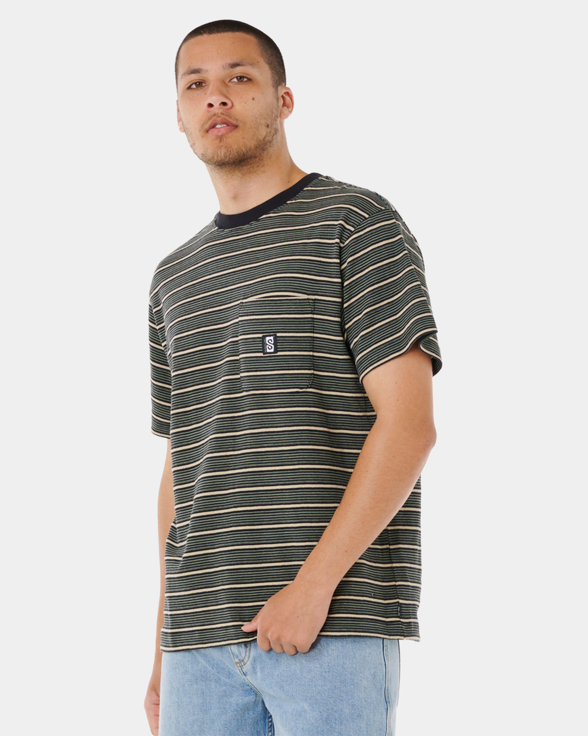 Mens Search Stripe T-Shirt