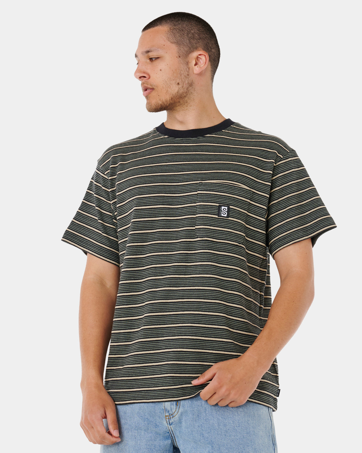 Mens Search Stripe T-Shirt