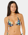 Womens Sunset Luau Sliding Tri Bikini Top
