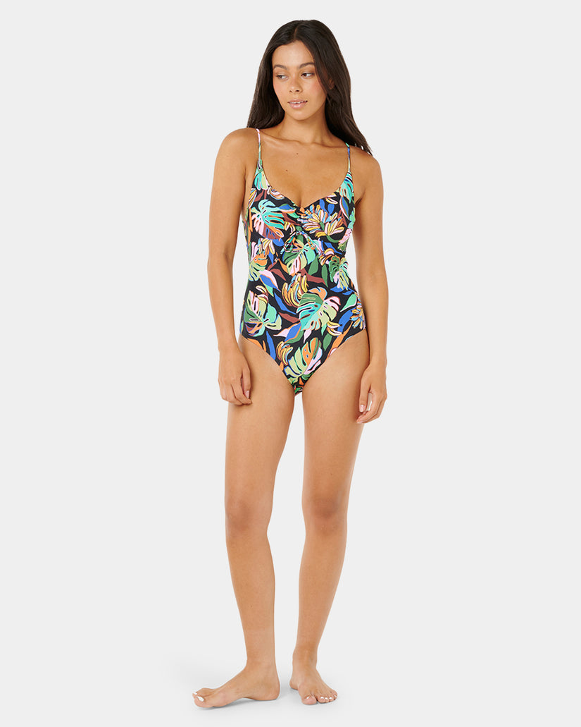 Womens Sunset Luau D-DD One Piece