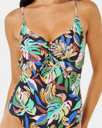 Womens Sunset Luau D-DD One Piece