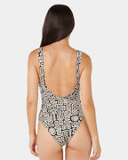 Womens Sunset Jacquard One Piece Swimsuit
