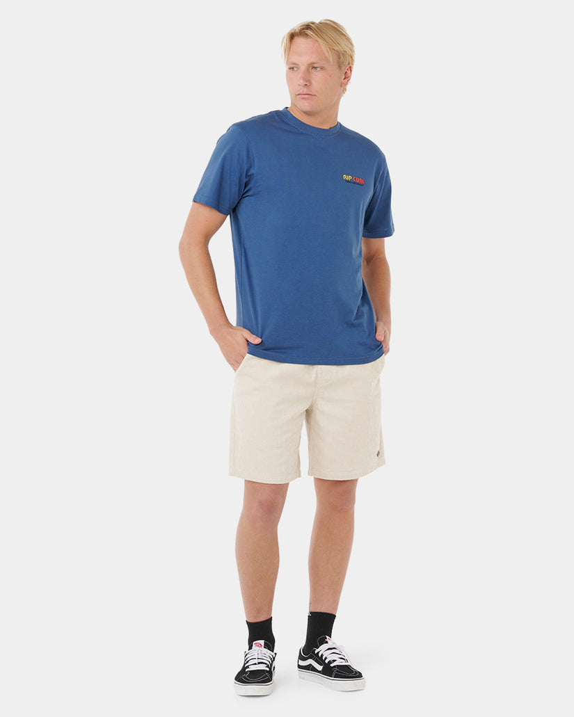 Mens Surf Revival Lined Up T-Shirt