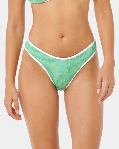 Womens Luxe Surf High Good Coverage Bikini Top