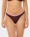Womens Luxe Surf High Cheeky Bikini Bottom