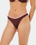 Womens Luxe Surf High Cheeky Bikini Bottom