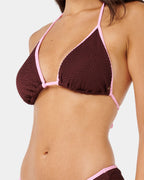 Womens Luxe Surf High Cheeky Bikini Bottom