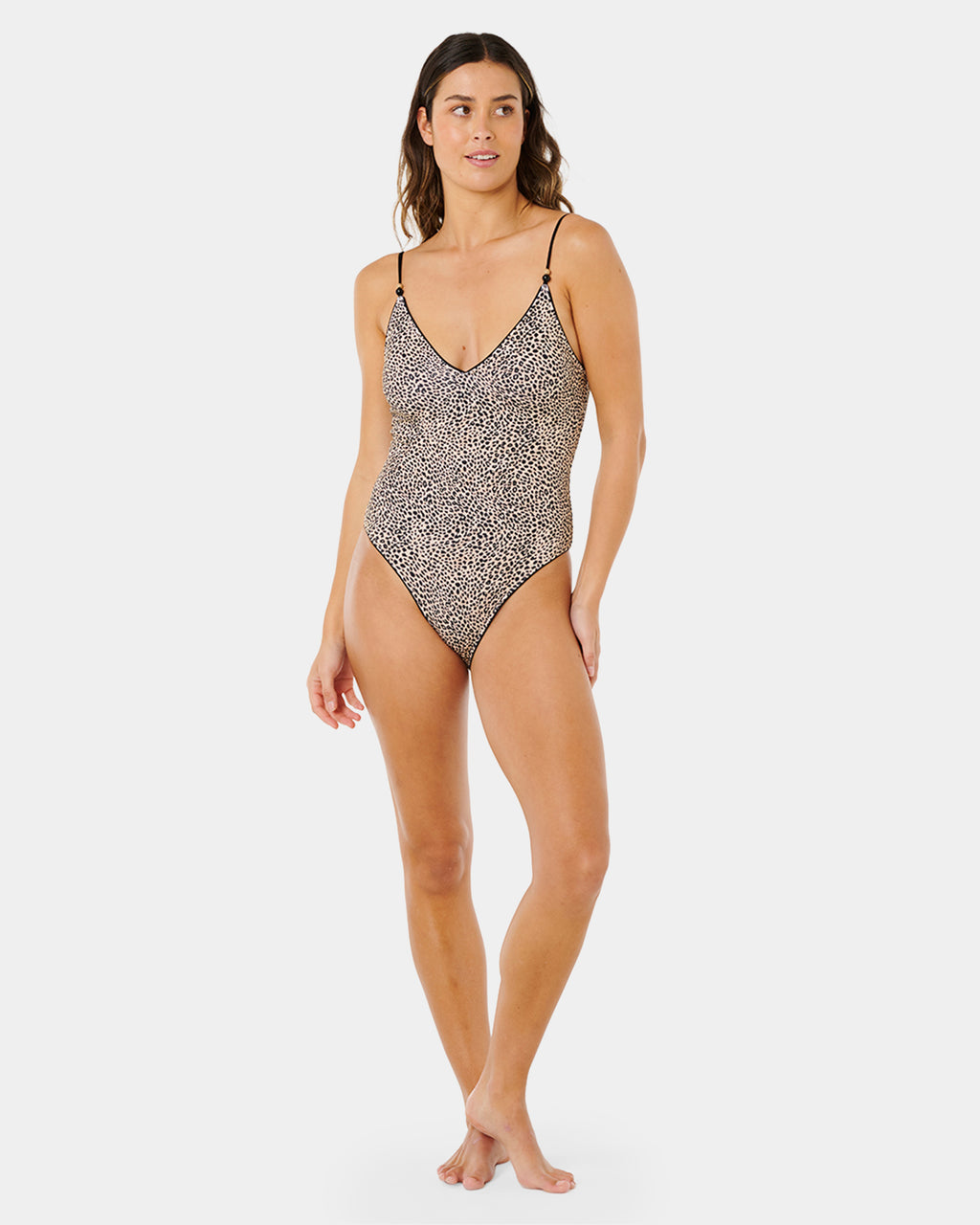 Womens Coastal Instinct Cheeky One Piece Swimsuit