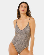 Womens Coastal Instinct Cheeky One Piece Swimsuit