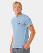 Mens Pacific Rinse Stacked T-Shirt