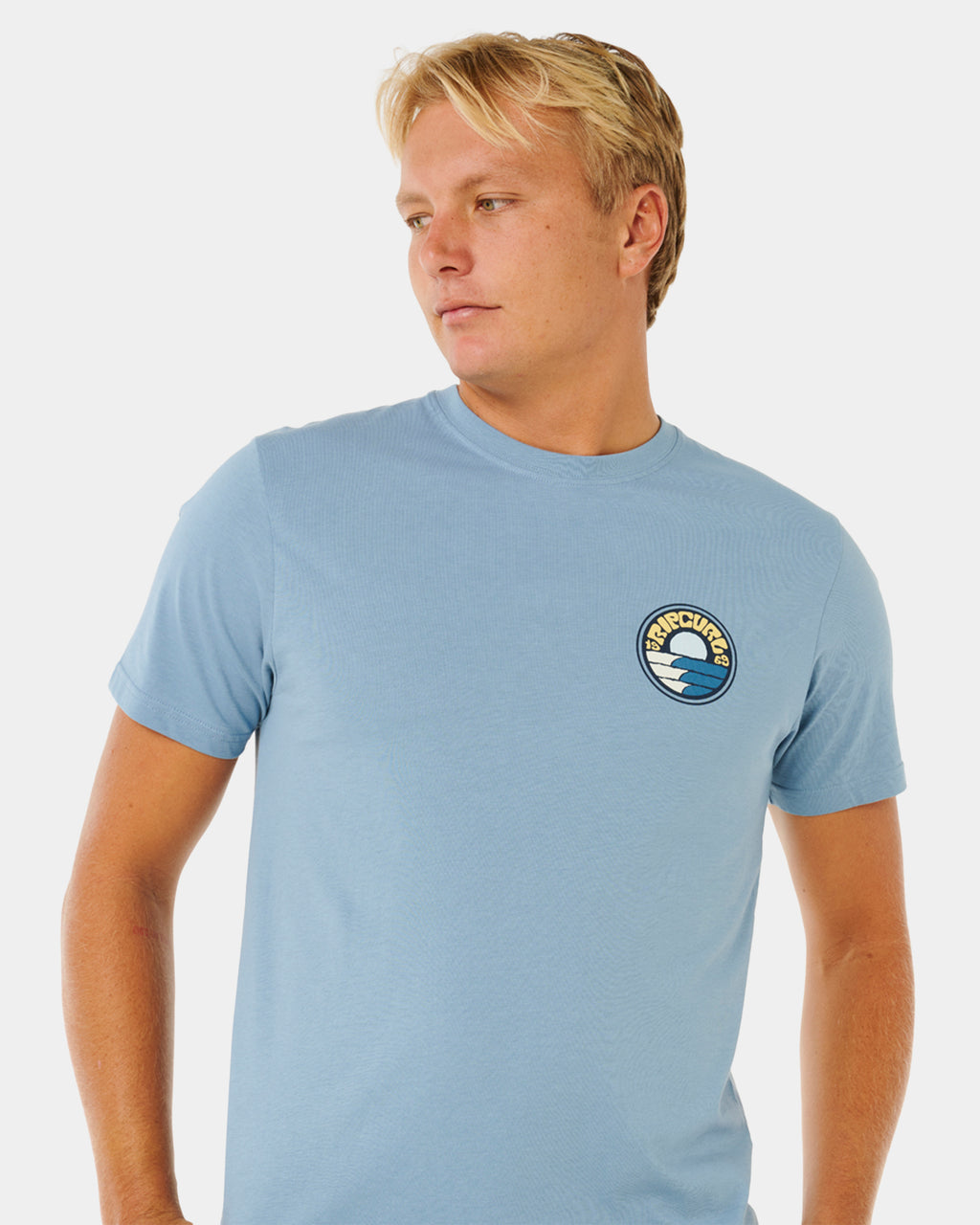 Mens Pacific Rinse Stacked T-Shirt