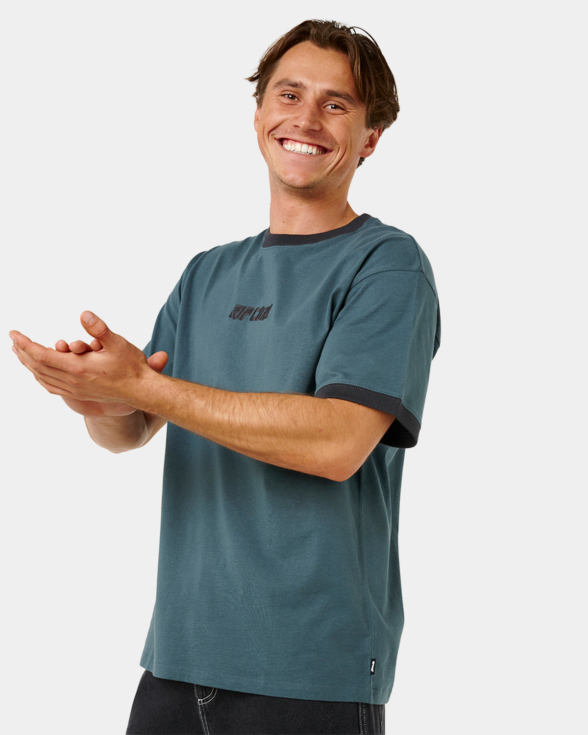 Mens Liquid Trips Ringer T-Shirt