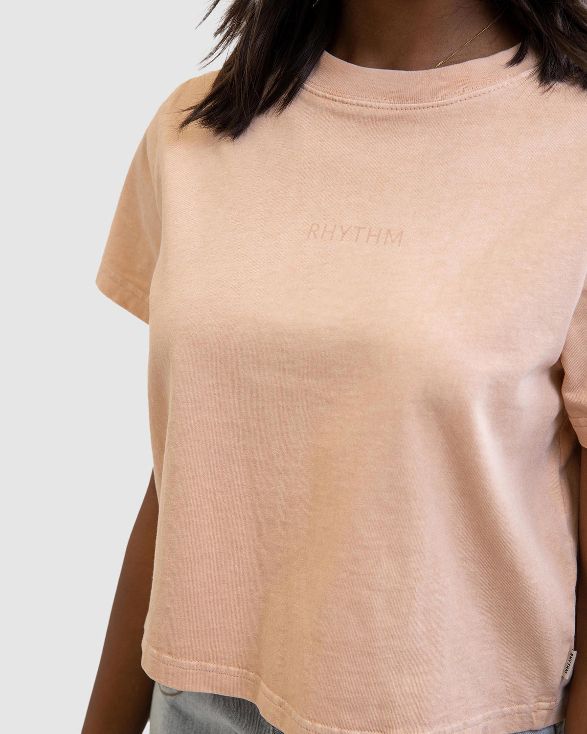 WOMENS RHYTHM VINTAGE CROPPED T-SHIRT