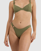 Womens Avoca Ring Hi Cut Bikini Bottom
