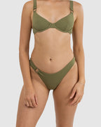 Womens Avoca Ring Hi Cut Bikini Bottom